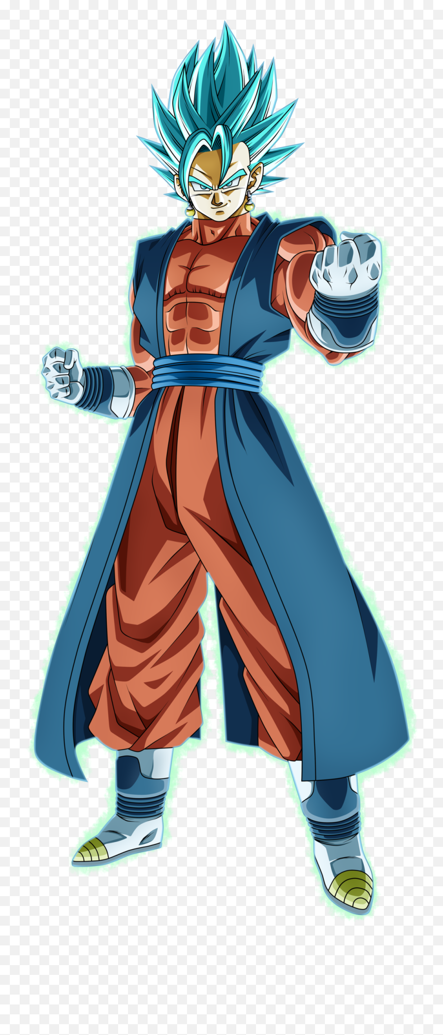 Vegetto Xeno Blue - Goku Dragon Ball Heroes Png,Vegito Png - free  transparent png images 