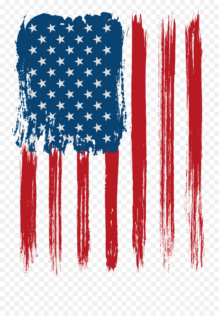 Decoration Transparent Clip Art Image - Transparent American Flag Clip Art Png,American Flag Transparent Background
