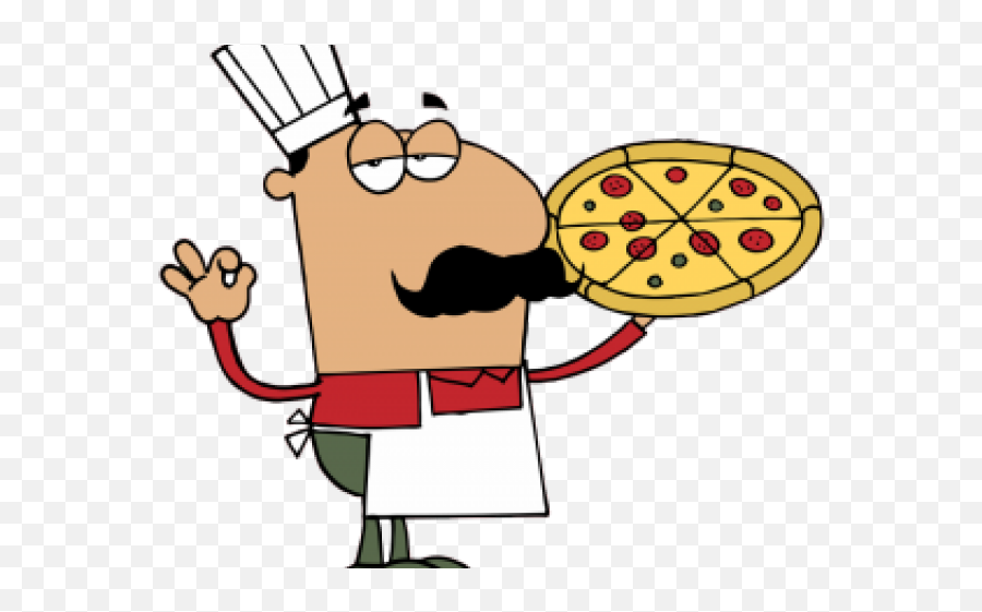 Cartoon Pizza Chef Png Clipart - Cartoon Guy Holding Pizza,Pizza Cartoon  Png - free transparent png images 