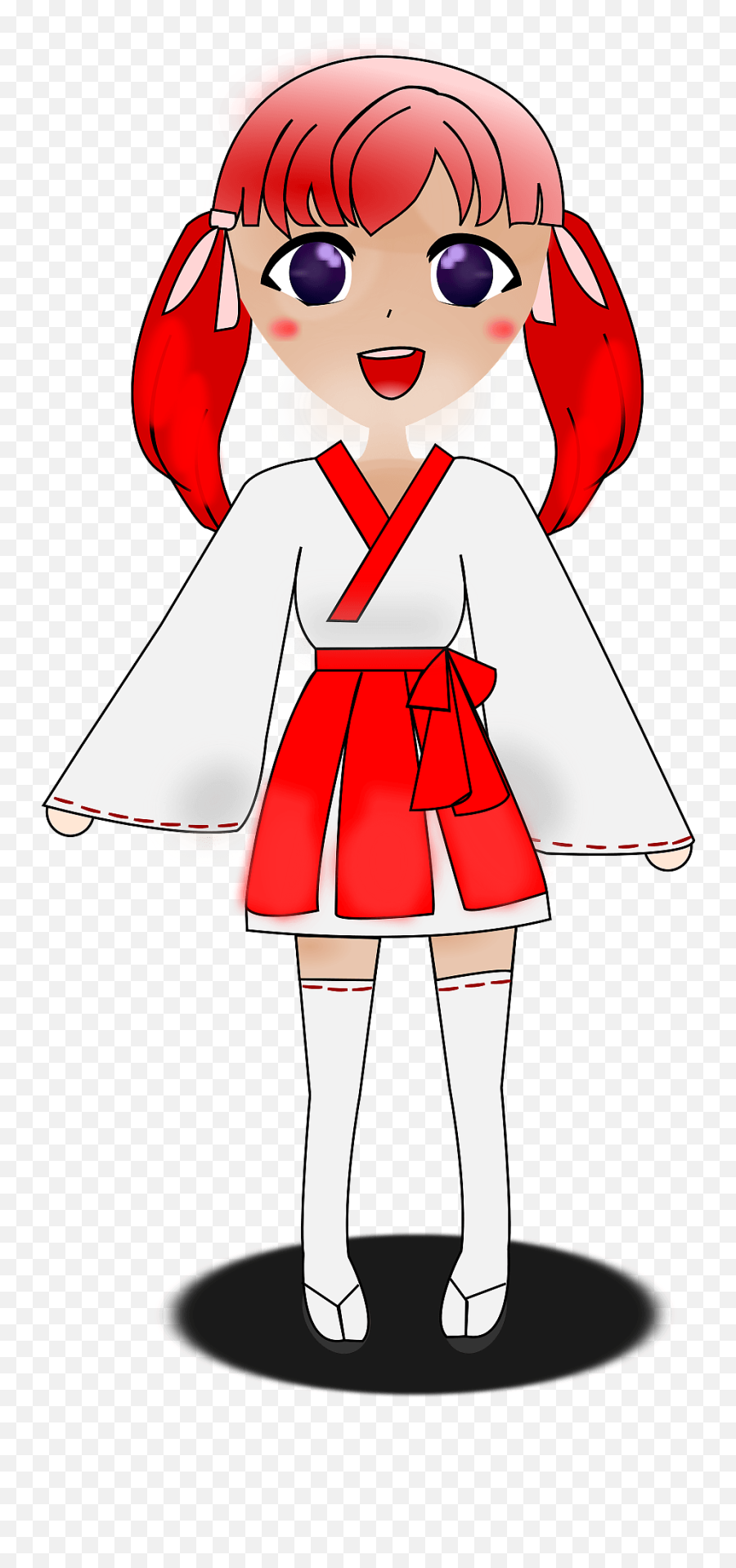 Anime Girl Clipart - Cartoon Png,Transparent Anime Girl
