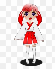 Anime Girl Clipart - Cartoon png