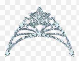 Download Quinceanera Crown Clipart Banner Black And White - Tiara Transparent Background png