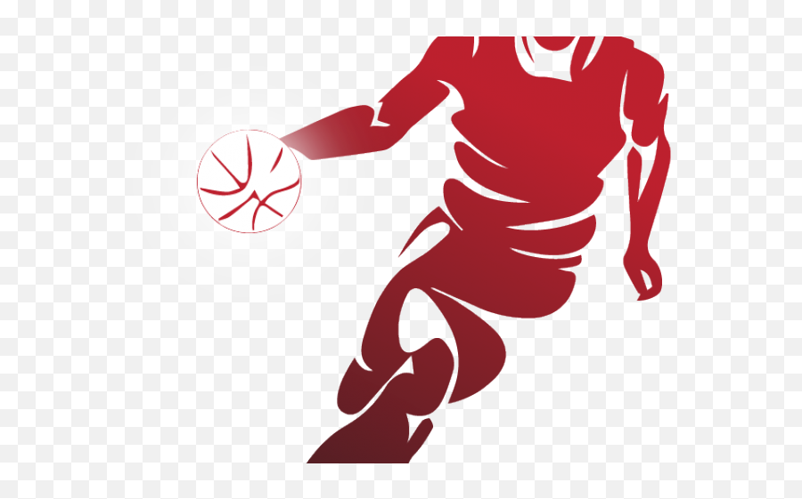 Download Hd Basketball Clipart Clinic - Basketball Player Png Clipart Transparent,Basketball Silhouette Png