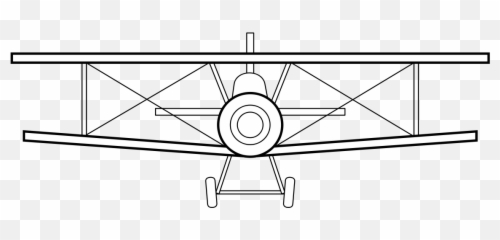 Biplane Lower Dihedral - Bi Plane Wing Png,Biplane Png