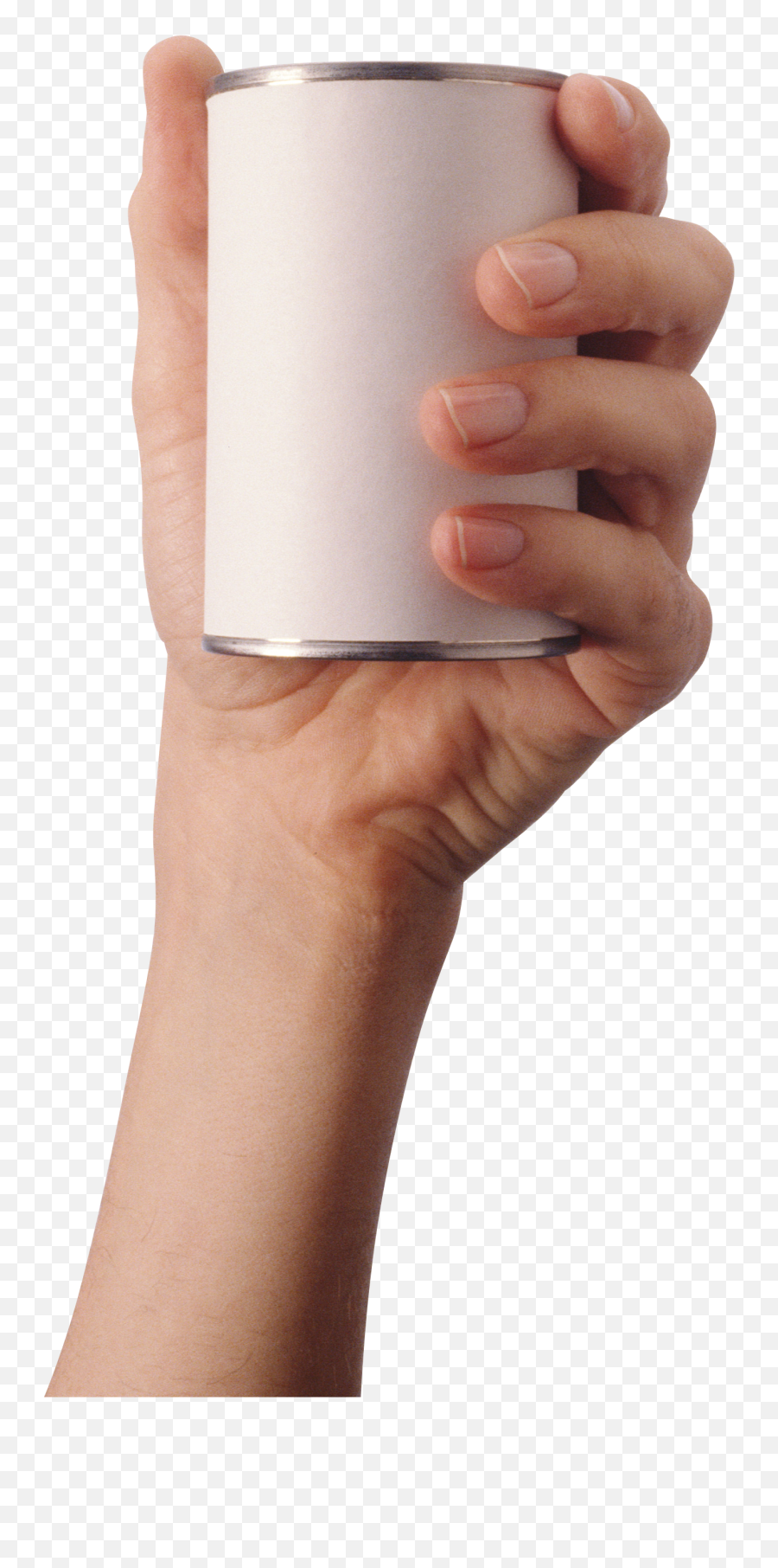 Download Hand Holding Food Can Png