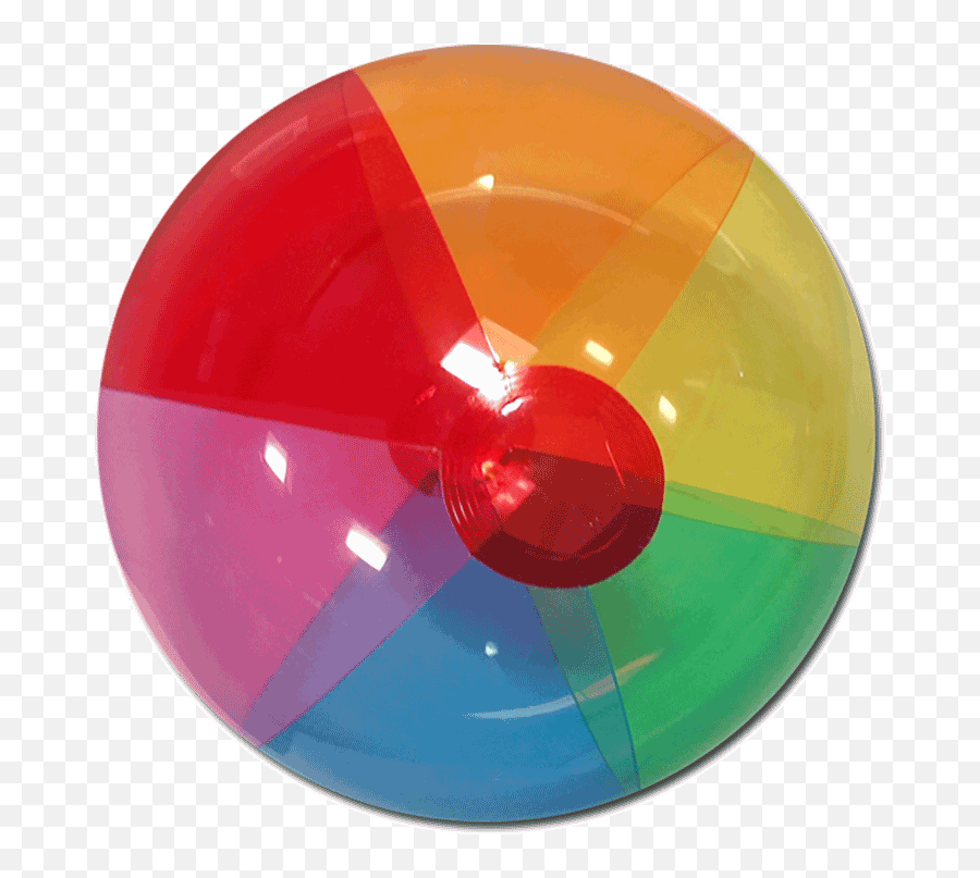 Beach Ball Png - Transparent Rainbow Beach Ball,Beach Ball Transparent Background