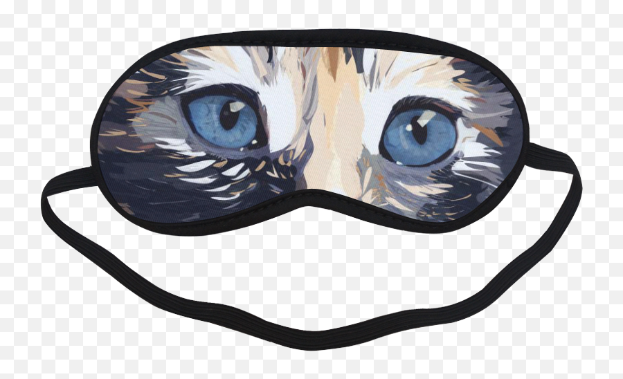 Cat Eye Sleep Mask Sleeping - Dinosaur Sleeping Mask Png,Blindfold Png