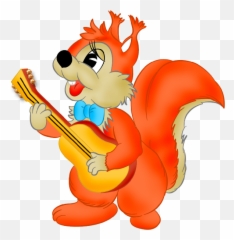 Free Squirrel Clipart Image 7 - Ardillas Cama Dibujo Png,Squirrel Clipart Png