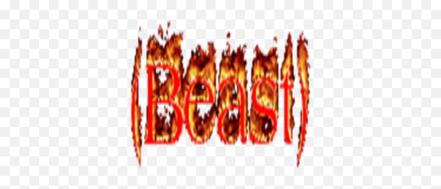 Beast Logo Text - Roblox Language Png,Beast Logo