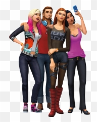 The Sims 4 Official Artwork - Get Together Ps4 png