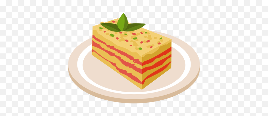 Lasagna Italian Meal Illustration - Kuchen Png,Lasagna Transparent