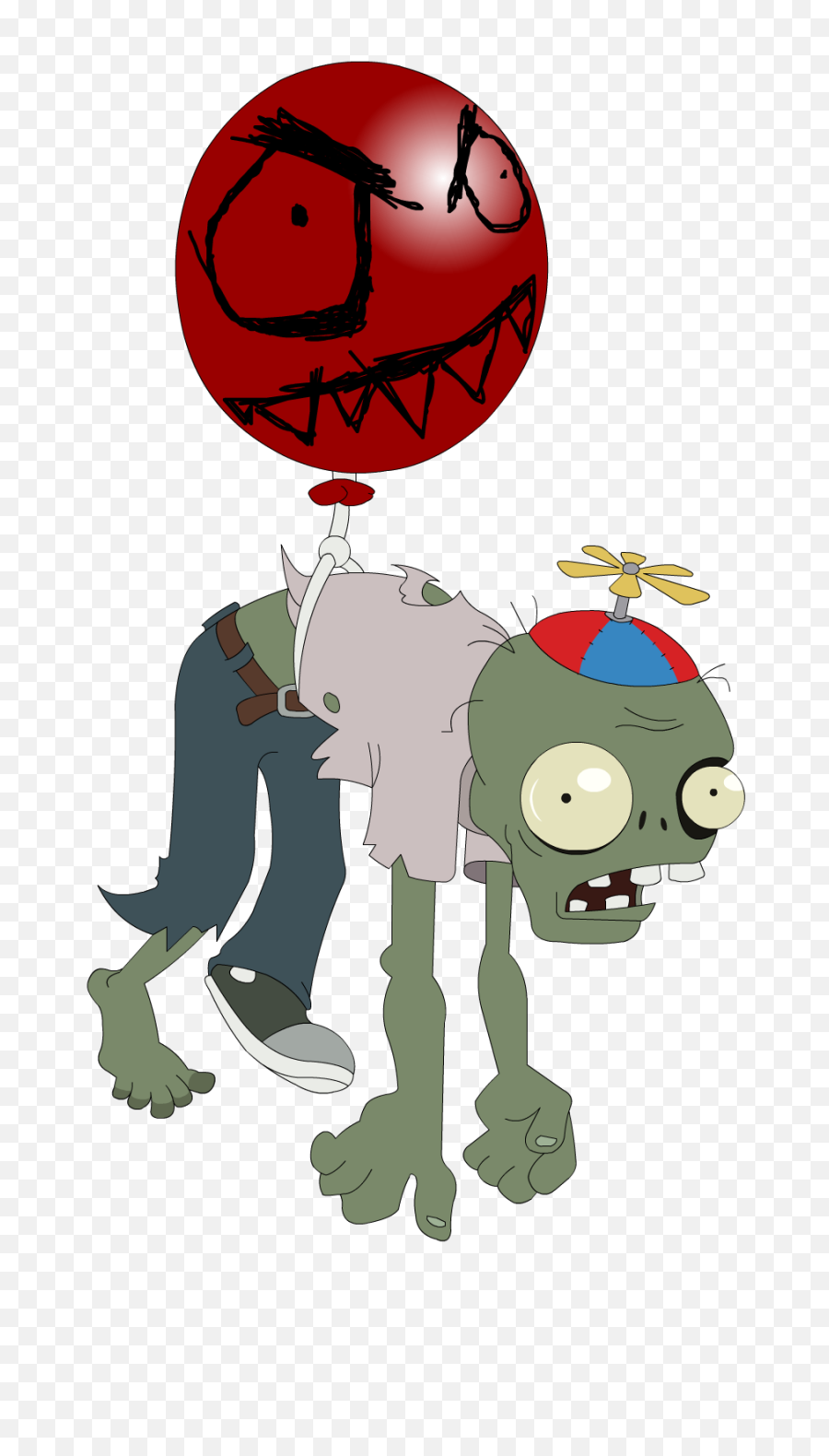 Plants Vs - Plants Vs Zombies Balloon Zombie Full Size Png Plants Vs Zombies Balloon Zombie,Plants Vs Zombies Png