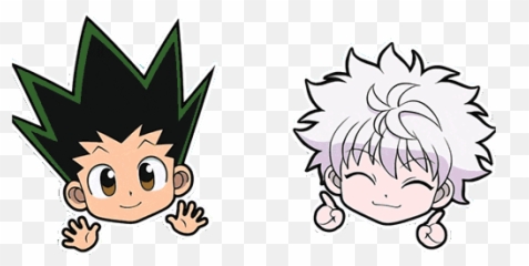 Chibi Gon Killua - Chibi Hunter X Hunter Png,Killua Transparent