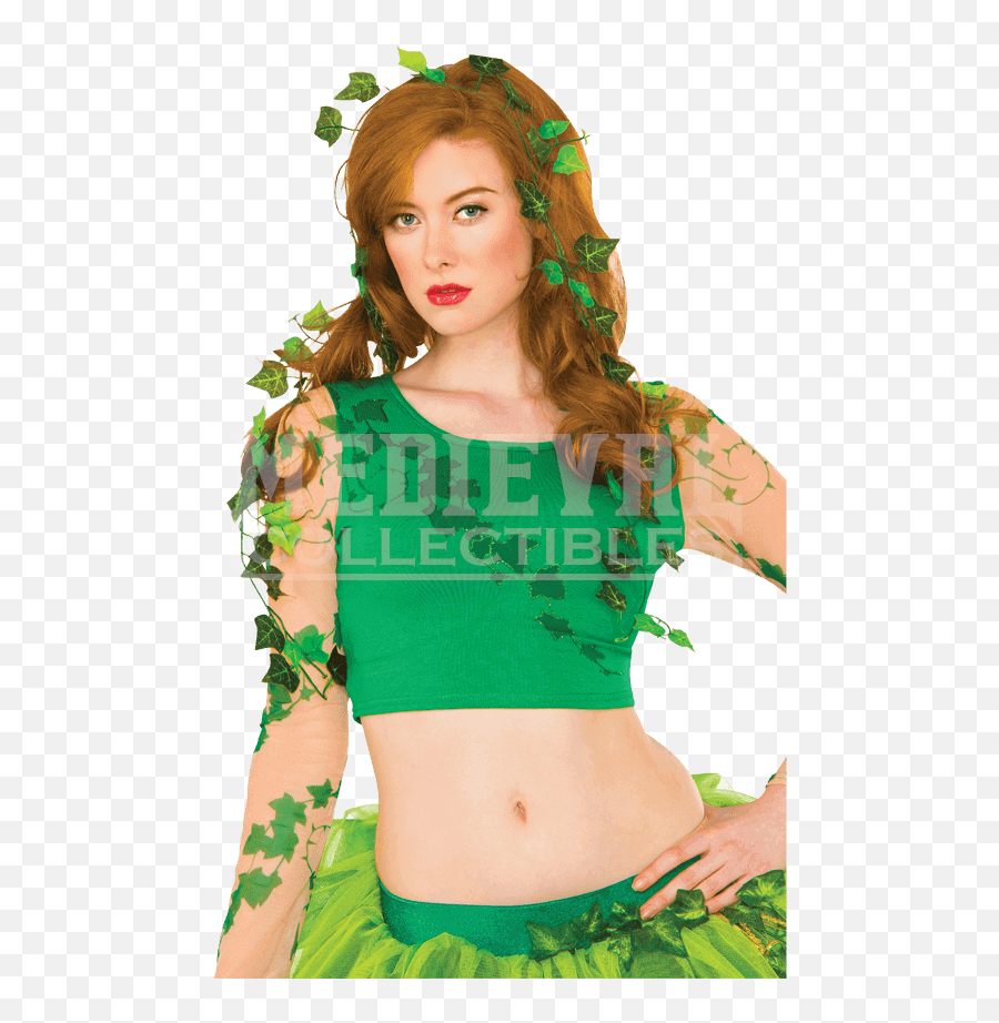 Download Adult Poison Ivy Leaf Kit - Womenu0027s Poison Ivy Poion Ivy Halloween Costume Png,Ivy Leaf Png