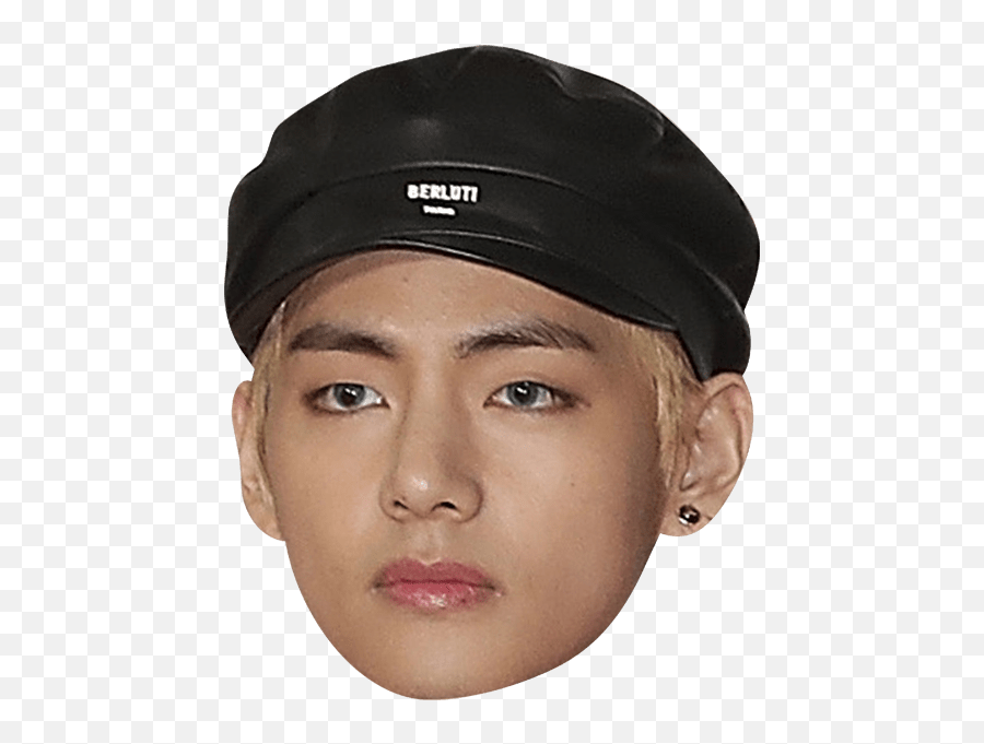 V Celebrity Mask - V Face Cut Out Png,Bts V Transparent