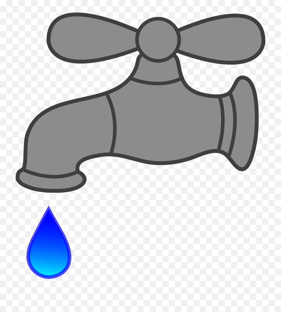 Clip Art Of The Water Leak Free Image - Dripping Faucet Clip Art Png,Water Drip Png