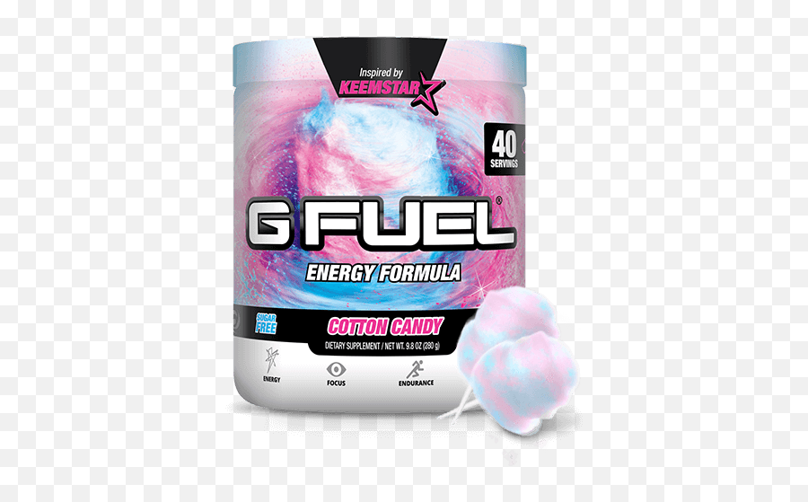 G Fuel Keemstars Cotton Candy Tub - G Fuel Powder Png,Keemstar Png