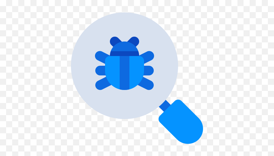 Bug Danger Internet Malware Search - Internet Virus Icon Png,Blue Search Icon