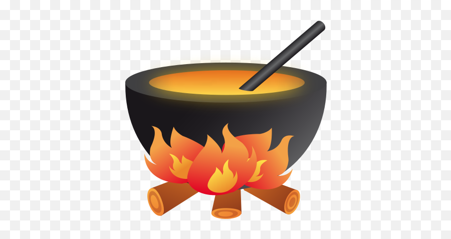 Fuego Cooking Pot Potion Halloween - Food Cooking Icon Png,Fuego Png