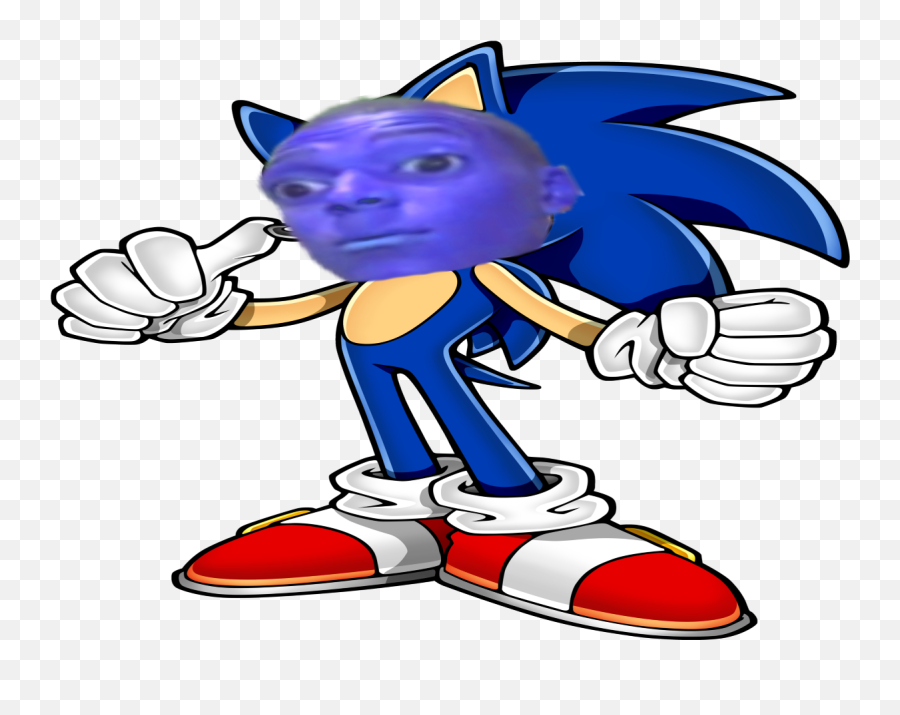 Download Sticker Other Mbappe Sonic - Cartoon Sonic The Hedgehog Png,Sanic Png