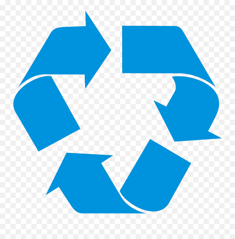 Recycle Logo Png Blue Transparent - Recycle Icon Blue Png,Recycle Transparent