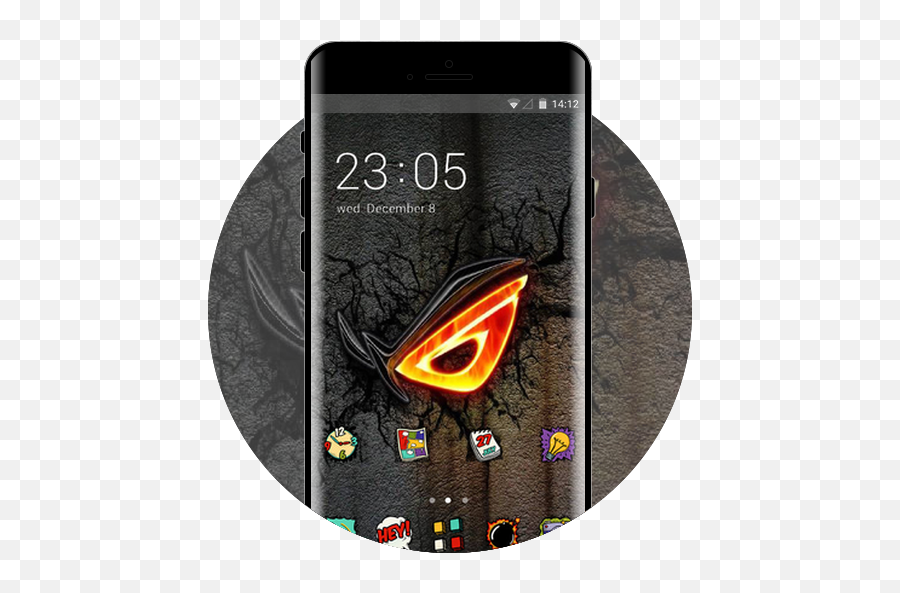 Asus Rog Mi Free Android Theme U2013 U Launcher 3d - Mobile Phone Png,Asus Icon Pack