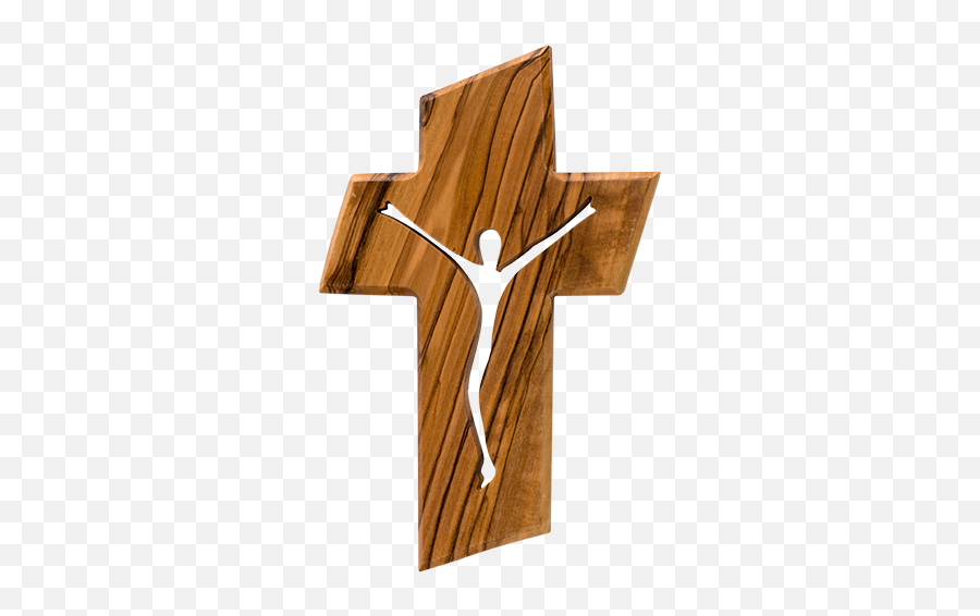 Olive Wood Hanging Wall Cross Jesus - Christian Cross Png,Jesus Cross Icon