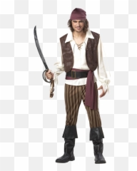 Download Free Png Background - Piratetransparent Dlpngcom Male Pirate Costume,Pirate Transparent