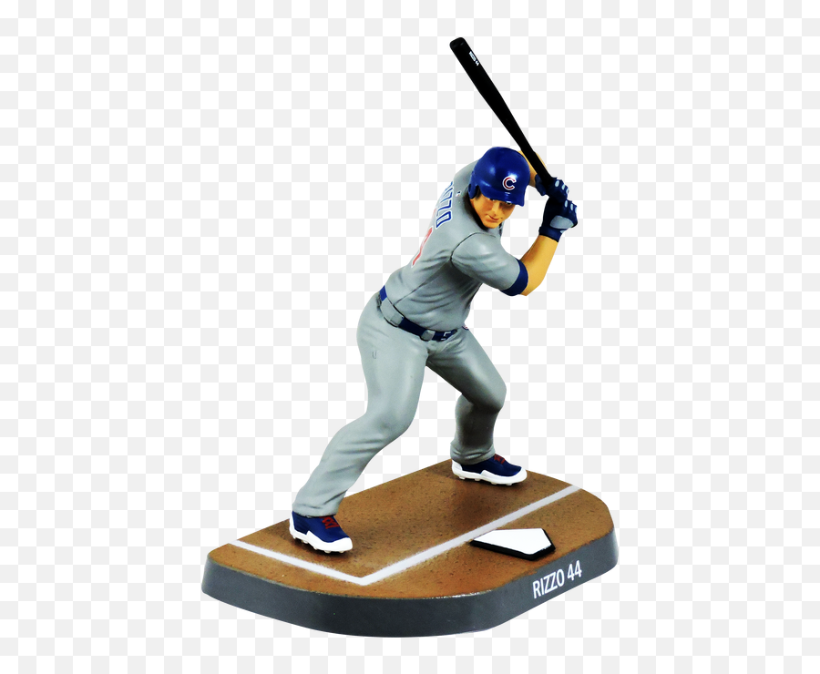 Anthony Rizzo Chicago Cubs 2017 Mlb 6 Figure Imports - Composite Baseball Bat Png,Chicago Cubs Buddy Icon