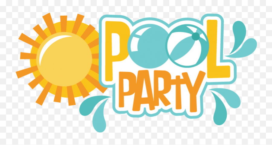 Pool Party Png 4 Image - Swim Party,Pool Png