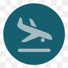 Project Highlight - Icon Airplane Landing Png White