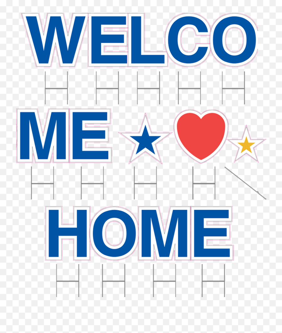Welcome Home Yard Sign Letters - Language Png,Yard Sign Icon