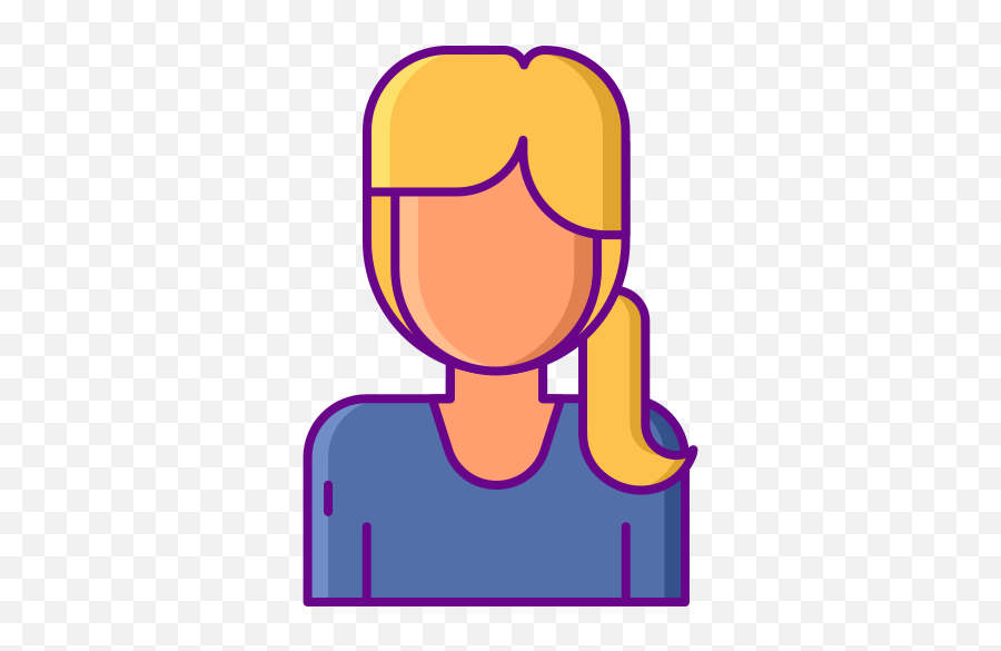 Ponytail - Free People Icons Endorser Icon Png,Generic Female Icon