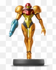 Nintendo Amiibo Smash Bros - Samus Amiibo Smash Ultimate Png,Metroid Png