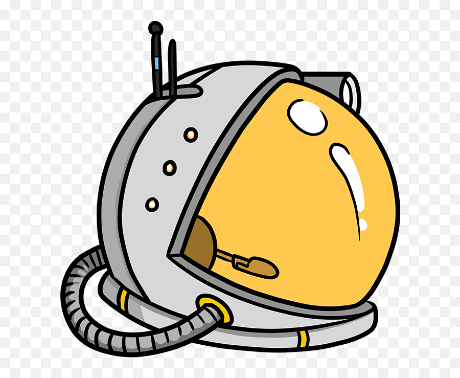 How To Draw An Astonaut Helmet - Really Easy Drawing Tutorial Draw A Astronaut Helmet Png,Astronaut Helmet Icon