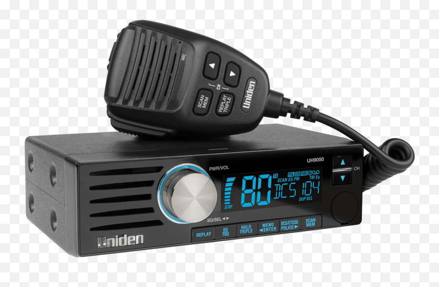 Uniden Uh9050 Din Size With Smart Mic - Citizens Band Radio Png,Instant Replay Png