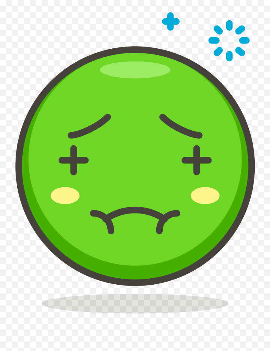 File073 - Nauseatedface1svg Wikimedia Commons Nauseas Png,Emoji Icon Png