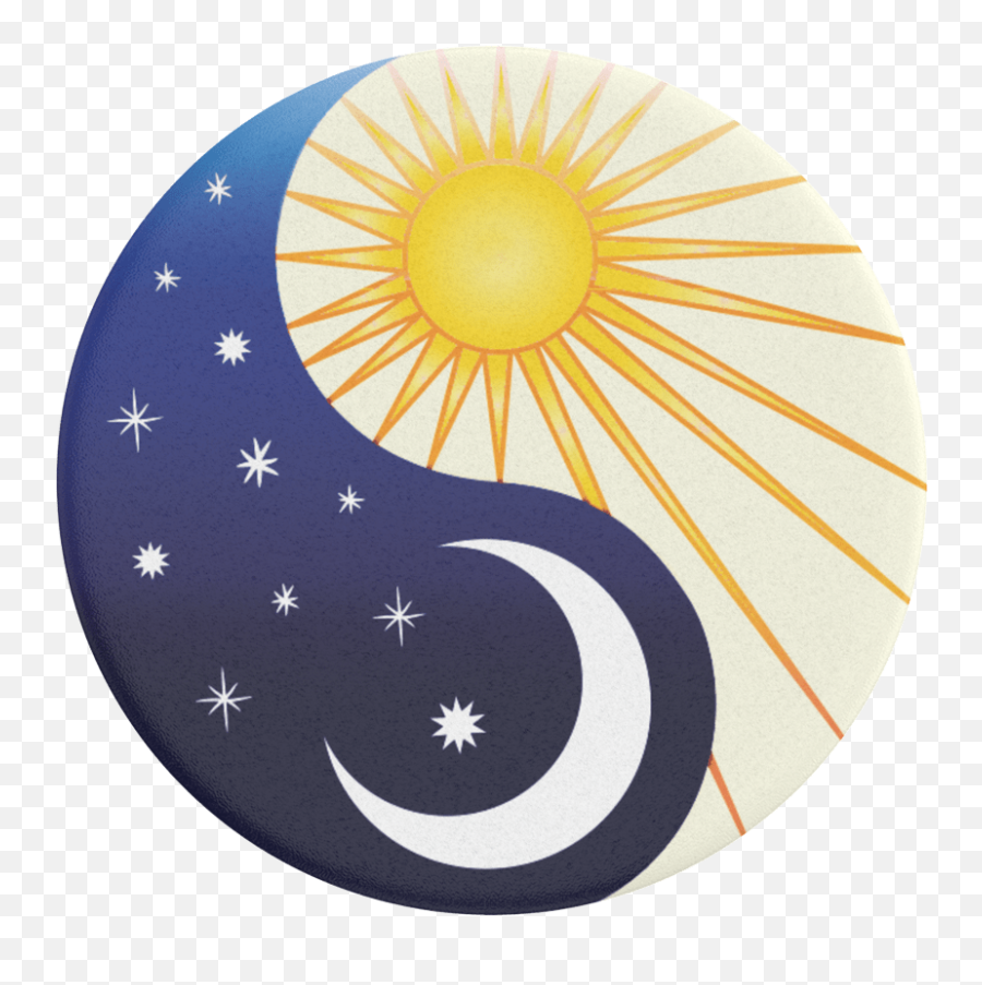 Astral Balance - Yin And Yang Sun And Moon Popsocket Png,Unhappy Ipod Icon