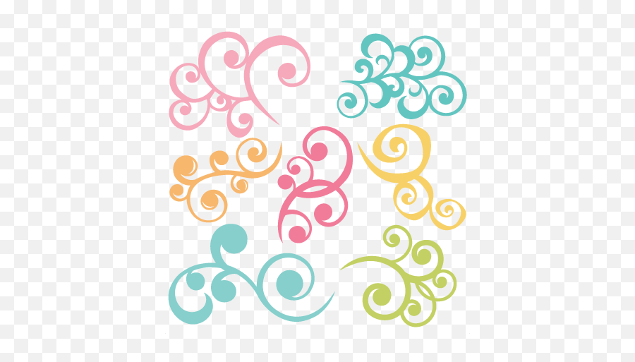 Download Swirls Set Of 7 Svg Files Swirl Cut Swirl Svg File Free Png Png Swirls Free Transparent Png Images Pngaaa Com