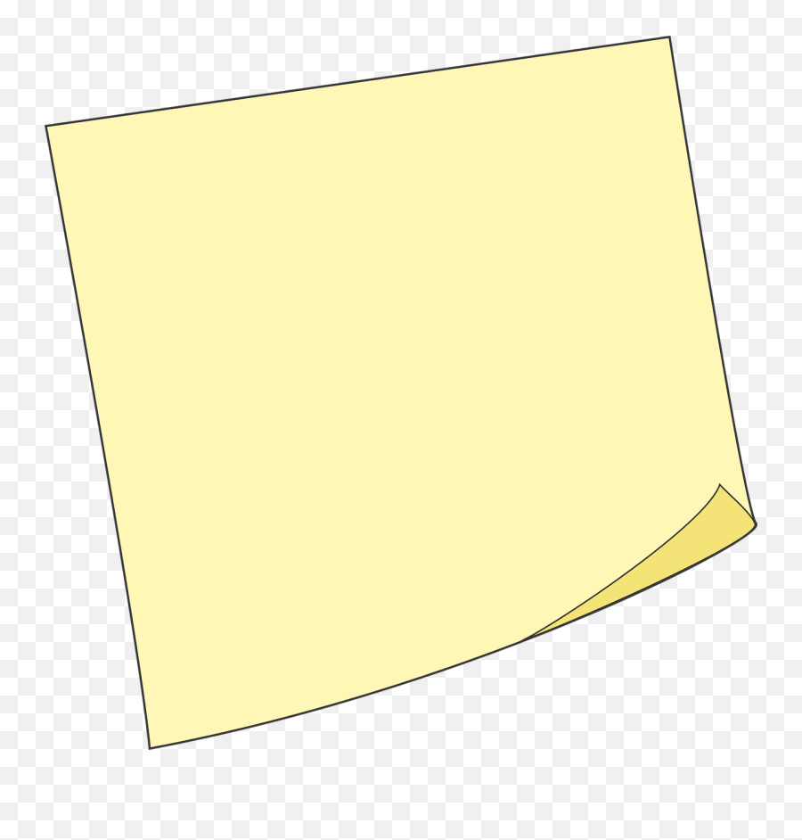 Post It - It Sticky Note Free Vector Graphic On Pixabay Png Sticky Note Note Blank,Post It Note Png