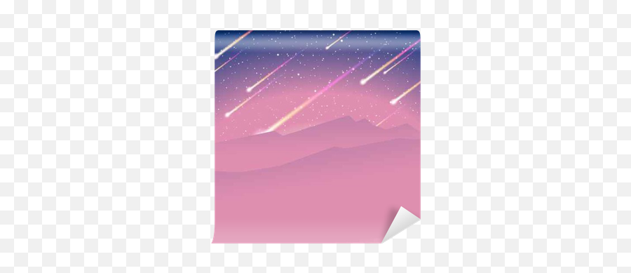 Meteor Shower Background Wall Mural U2022 Pixers - We Live To Change Milky Way Png,Meteor Shower Png