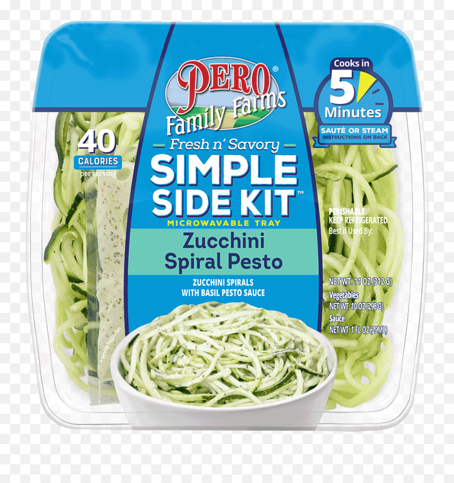 Zucchini Spiral Pesto Kit - Pero Family Farms Sustainable Pero Family Farms Zucchini Spiral Pesto Kit Png,Zucchini Png