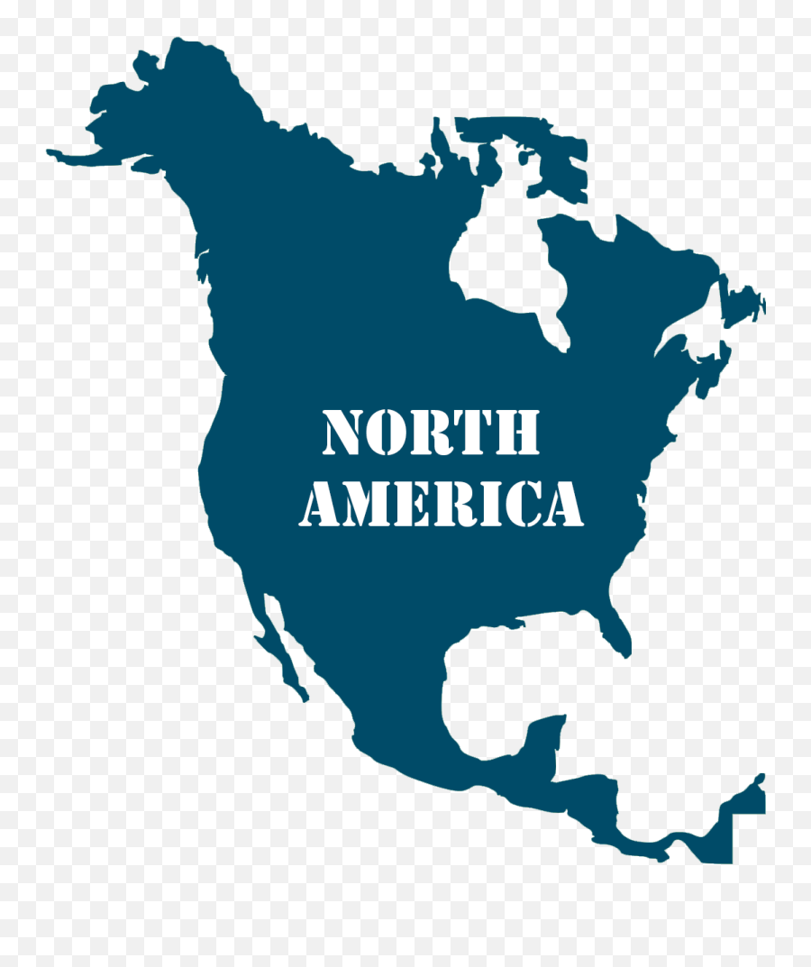 Vector North America Png - North America Map Png,North America Png