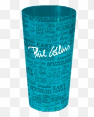 Download Hd Beer Cup 12 Pint Blue - Glass Transparent Vodka png