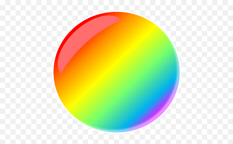 Rainbow Circle Png Transparent - Rainbow Ball Png,Rainbow Circle Png