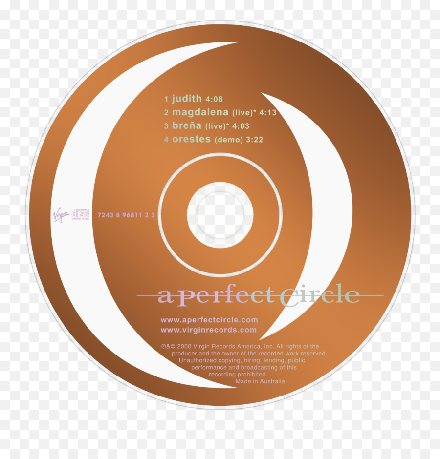 A Perfect Circle Music Fanart Fanarttv - Cd Png,Perfect Circle Png