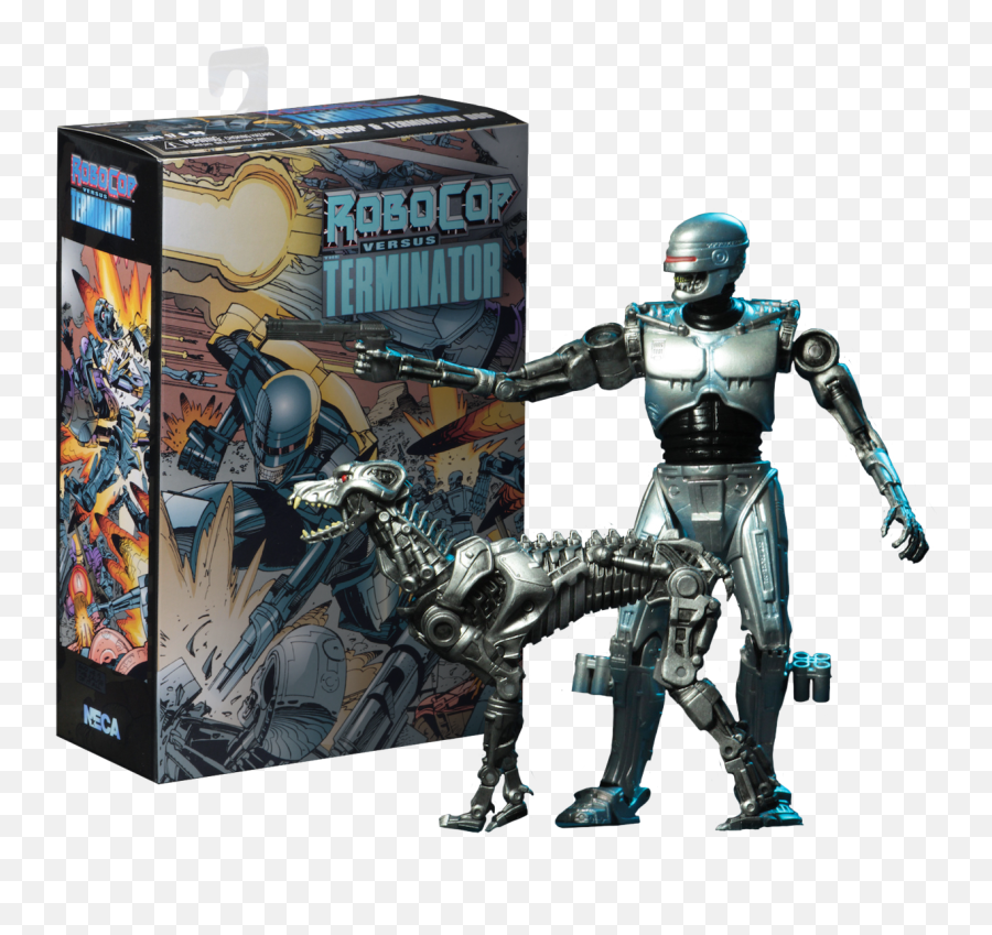 Robocop Vs The Terminator - Endocop And Terminator Dog 7 Inch Action Figure 2pack Neca Robocop Png,Robocop Png