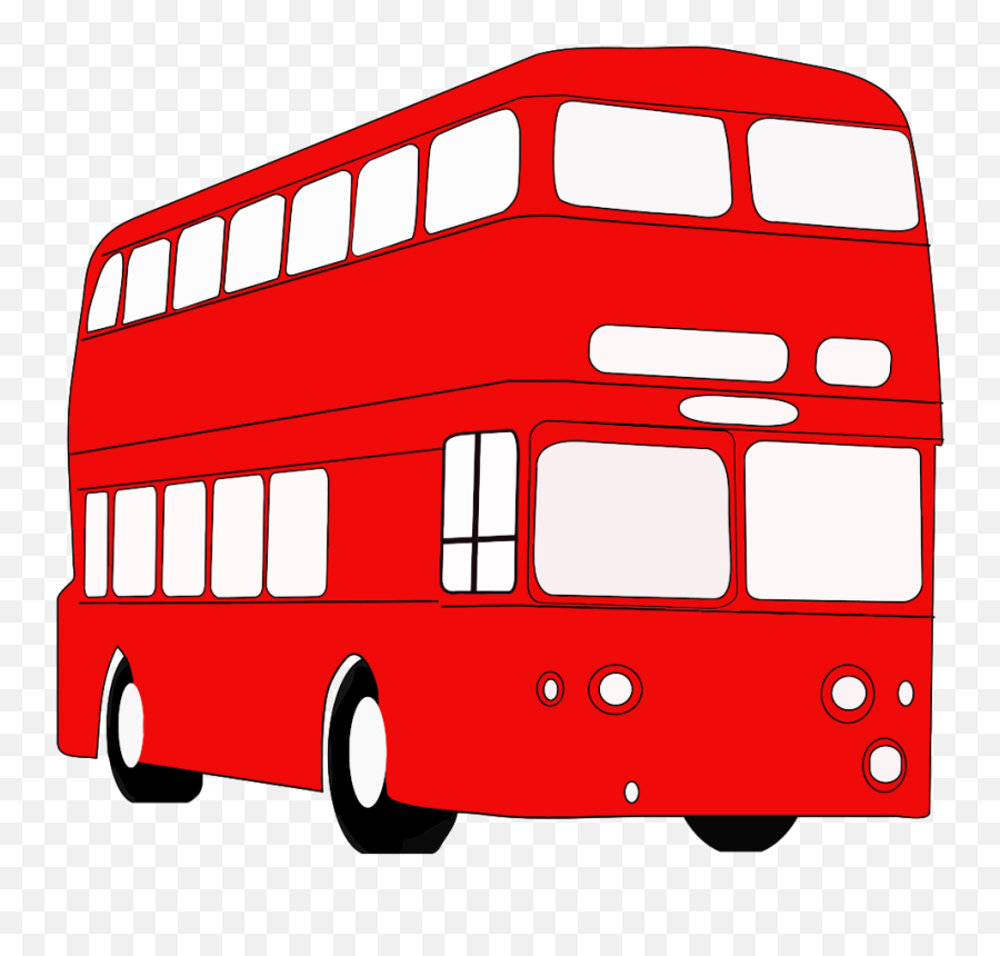 Library Of London Bus Images Png Transparent - Double Decker Bus Svg,Bus Transparent Background