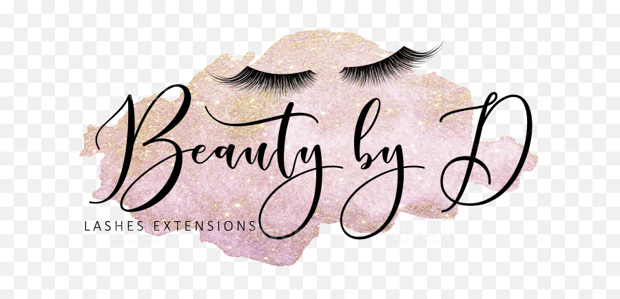 Do Beautiful Watercolor Eyelashhair Salon Signature Logo - Eyelash Extensions Png,Lashes Png