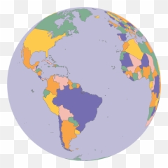 Earth Globe Clipart 14 - 2400 X WebComicmsNet Countries Png
